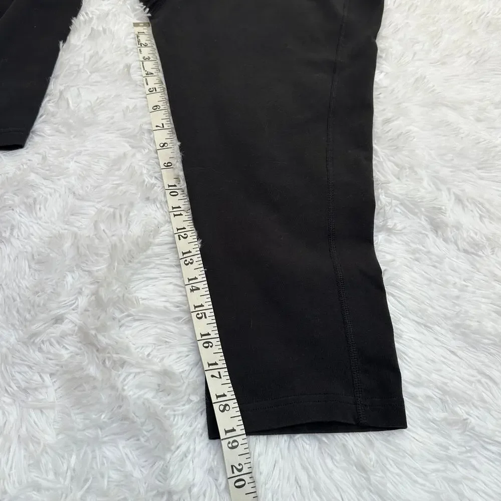 Nike Dri - Fit Black Activewear leggings 3/4 length pants Size XL